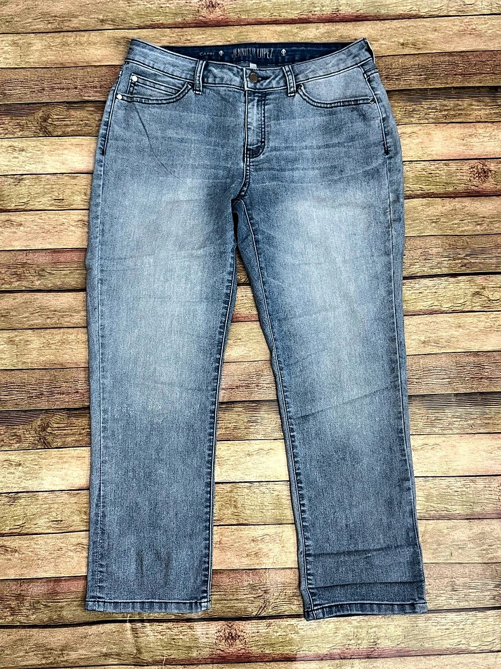 Jennifer Lopez Stretch Denim Capri Jeans